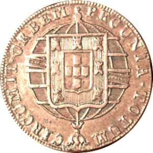 Rs 0$040 (1835-1840 Carimbos Locais: Pará - Cobre)